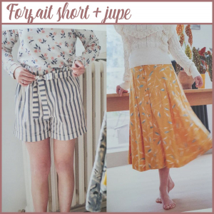 forfait 2 vêtements sweat + jupe ou short + jupe