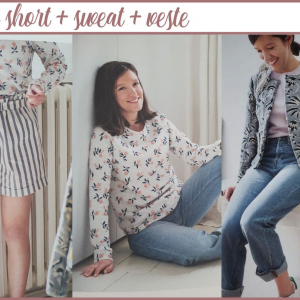 forfait 3 vêtements sweat + short + veste