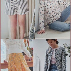 forfait 4 vêtements sweat + short + jupe + veste